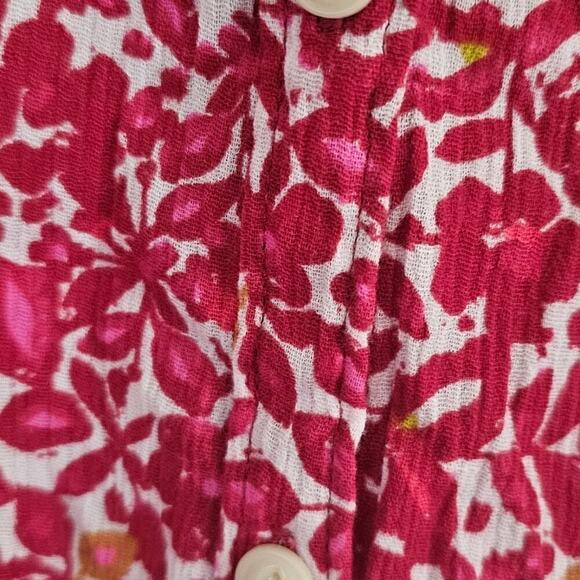 New Eddie Bauer Floral Button Down Size M - Picture 3 of 9